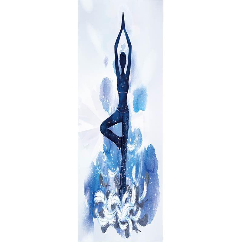 Tapis de Yoga imprimé drapé absorbant - Pedi-Sense