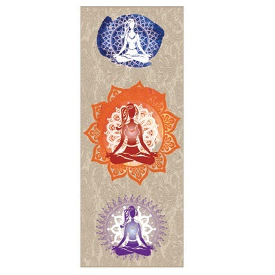 Tapis de Yoga imprimé drapé absorbant