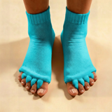 Chaussettes separatrices d'orteils Pedi-Sense - Bleu clair