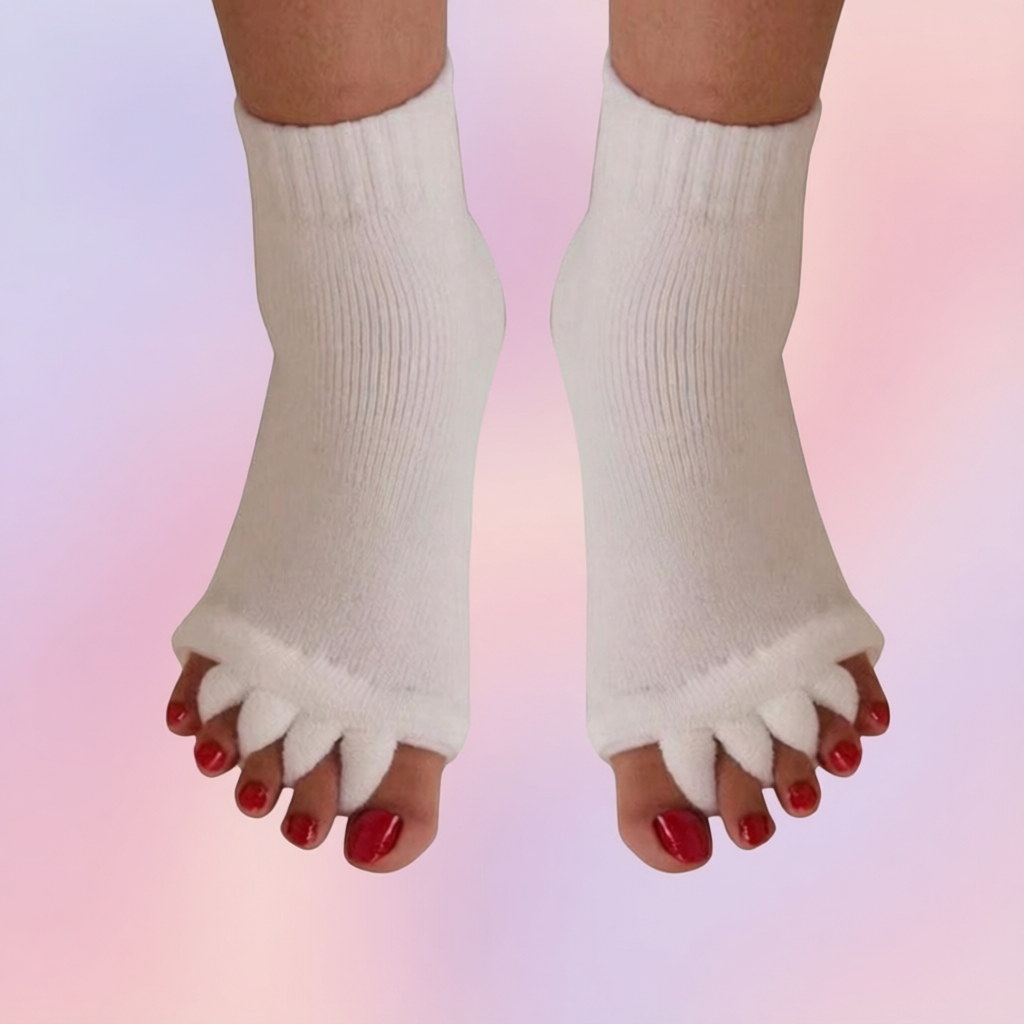 Chaussettes d'alignement Blanc