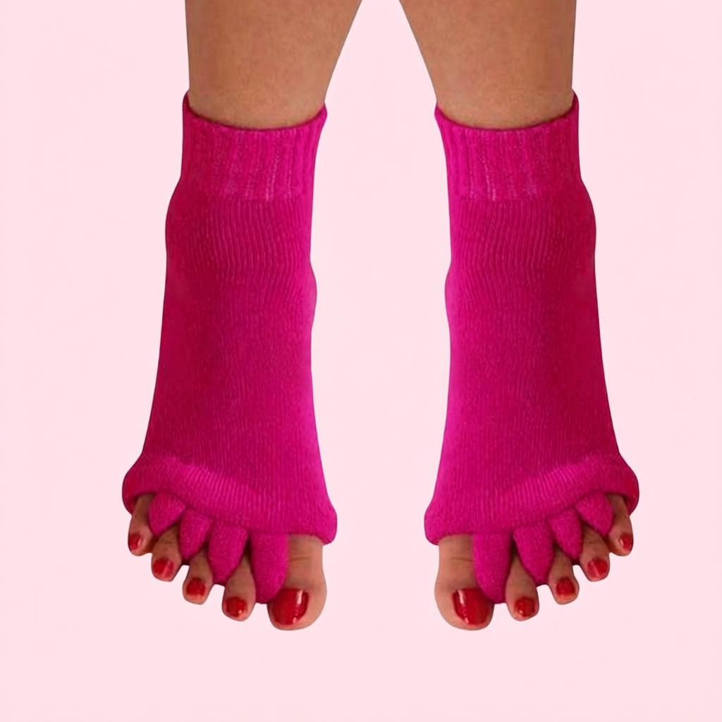Chaussettes d'alignement Rose bonbon