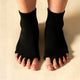 Chaussettes d'alignement Pedi-Sense noires aux pieds