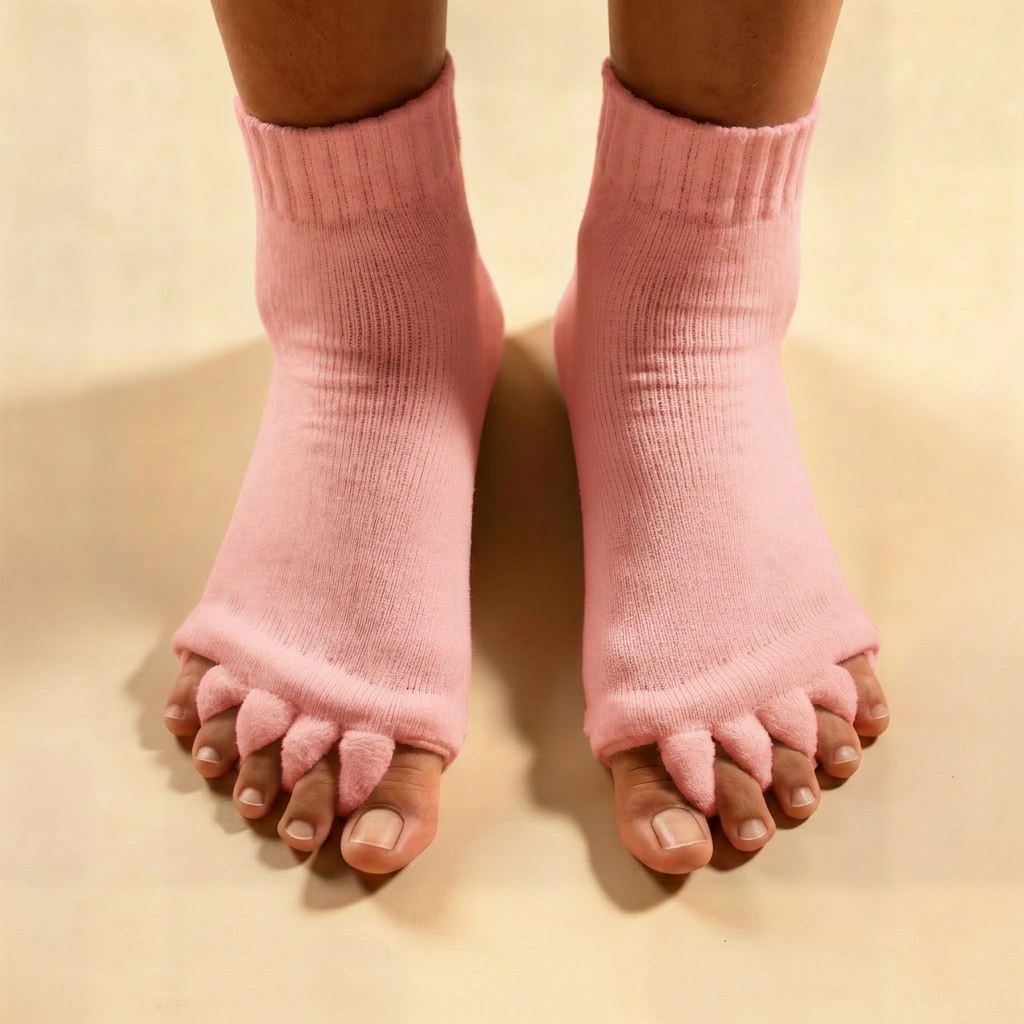 Chaussettes separatrices d'orteils Pedi-Sense - Rose