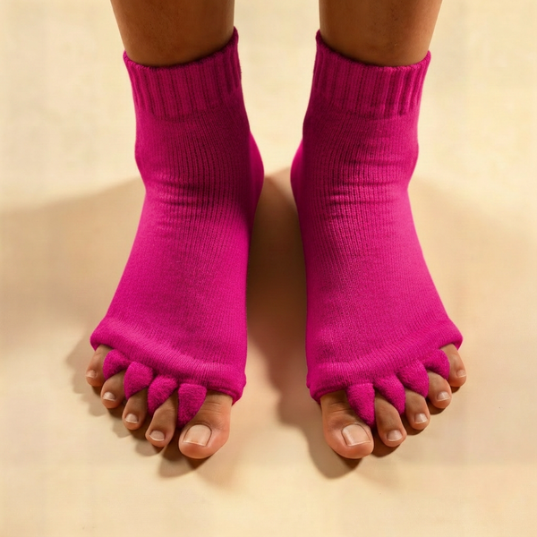 Chaussettes separatrices d'orteils Pedi-Sense - Rose bonbon